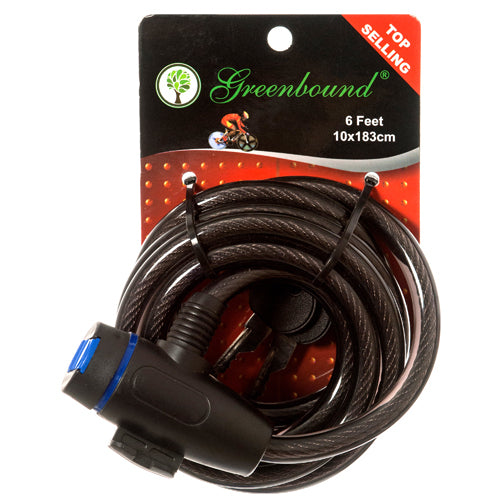 BICYCLE  LOCK 6FT 10X183CM #33361(1 Count)