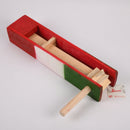 WOODEN MATRACA LG TRI-COLOR NOISEMAKER(1 Count)