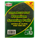 SCOURING PADS 4CT PREMIUM HEAVY DUTY