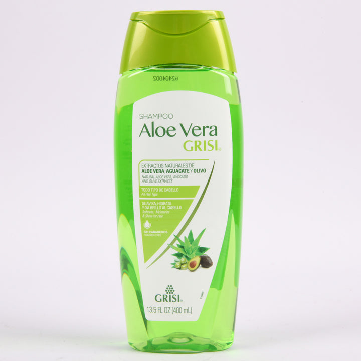 Grisi Aloe Vera Shampoo 13.5oz hydrating hair shampoo with aloe avocado and olive extracts
