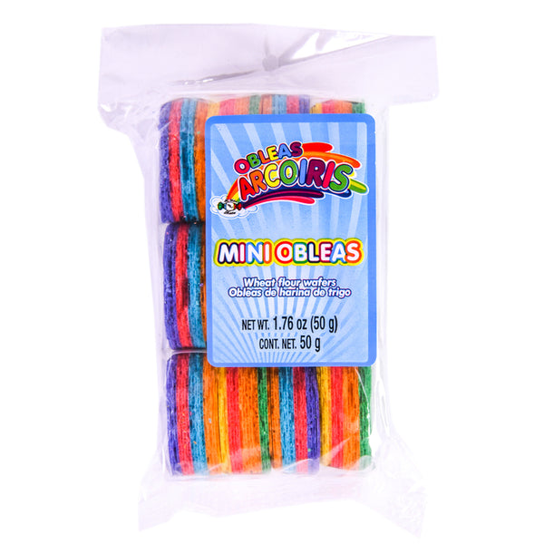 MI DULCE MEXICO MINI OBLEA ARCOIRIS(1 Count)