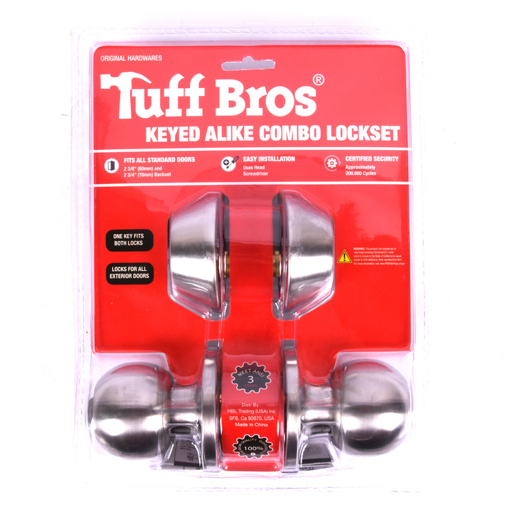 DOOR LOCK FRONT DOUBLE DEADBOLT COMBO(1 Count)
