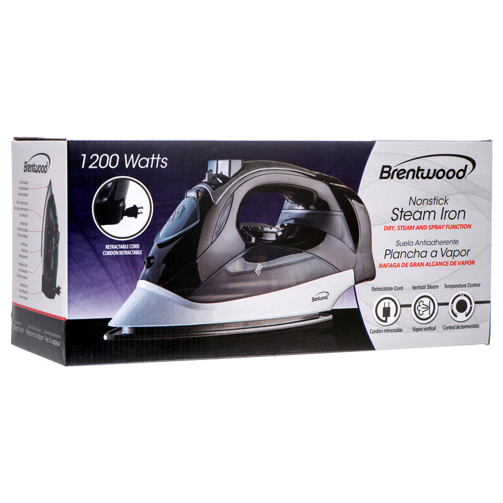 IRON BLACK  W/RETRACABLE CORD #MPI-59B(1 Count)