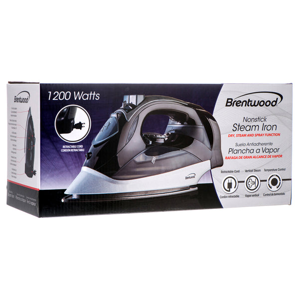 IRON BLACK  W/RETRACABLE CORD #MPI-59B(1 Count)