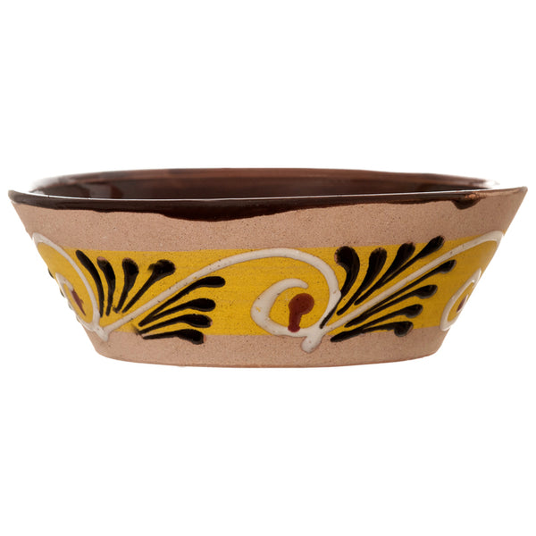 CLAY BOWL POZOLE  W/FLWRS ASST CLRS#M0492(1 Count)
