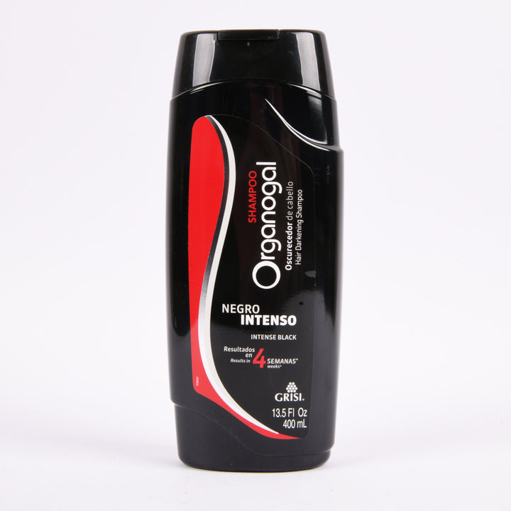 Grisi Organogal shampoo negro intenso 13.5oz intense black hair shampoo for dark hair shine