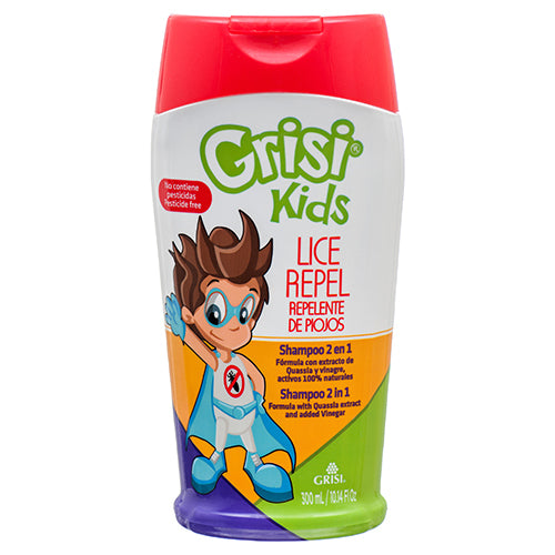 Grisi Kids Lice Repel Shampoo 10.1 oz bottle for children‚Äôs hair care