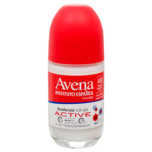 Avena Active roll‚Äëon deodorant antiperspirant 2.5oz bottle