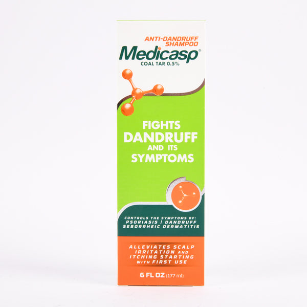 MEDICASP 6OZ COAL TAR 0.5% DANDRUFF SHAMPOO(1 Count)