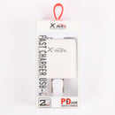 WALL CHARGER 1 USB 1 C 4.8A X-HC1033(1 Count)