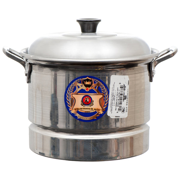 ALUMINUM STOCK POT STEAMER #16 EL REY(1 Count)