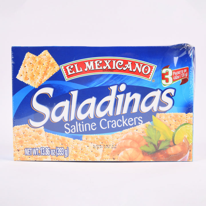 El Mexicano Saladinas saltine crackers 13.86oz Mexican style crackers for soups and snacks