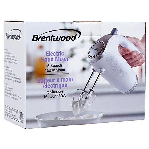 HAND MIXER WHITE 150WATTS #HM-48W(1 Count)