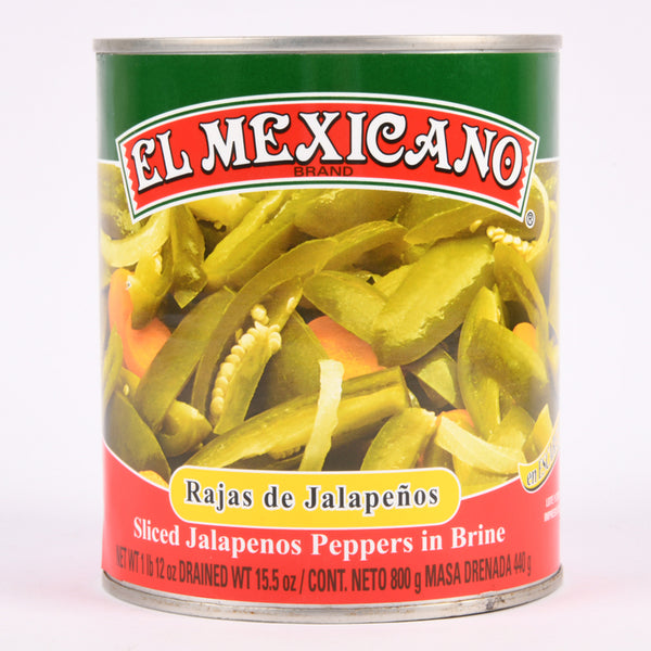 EL MEXICANO SLICED JALAPEÑO 28Z(1 Count)
