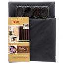 SHOWER CURTAIN PEVA W/ 12 RINGS ASST  CLRS