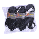 SPAK SOCKS QUARTER  ALL BLK 9-11 4PAIR(3 Count)