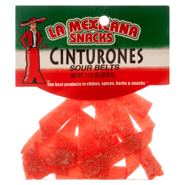 CANDY CINTURONES 1 1/2 OZ  *4M(12 Count)