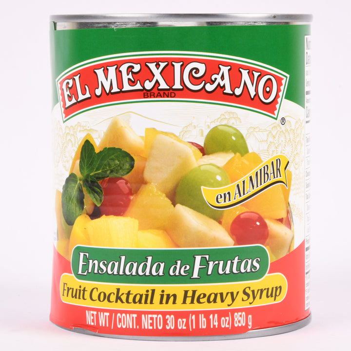 El Mexicano Fruit Cocktail in Heavy Syrup 30oz ‚Äì Ensalada de Frutas can