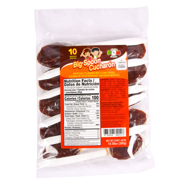 CUCHARON DE TAMARINDO 10CT #MI DULCE MEXICO(1 Count)
