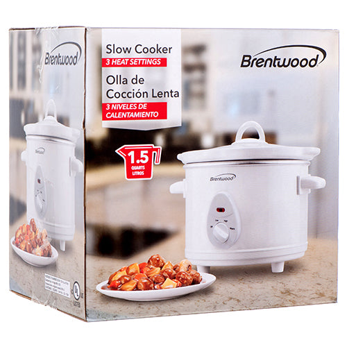 SLOW COOKER 1.5LT WHITE #SC-115W(1 Count)