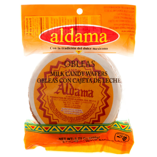 ALDAMA OBLEA MEDIANA WAFERS WITH CAJETA 5CT(1 Count)
