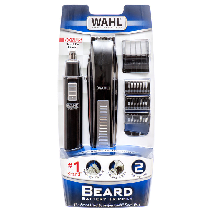 WAHL BEARD BATTERY TRIMMER  #5537-1801(1 Count)