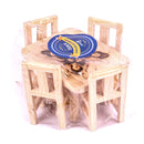 TOY WOODEN TABLE/CHAIR SET(1 Count)