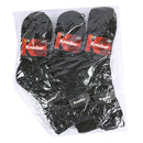 KNOCKER SOCKS CREW ALL BLK 10-13 4PAIR(3 Count)