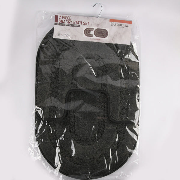 BATH MAT SET OVAL 2PC ASST CLR(1 Count)