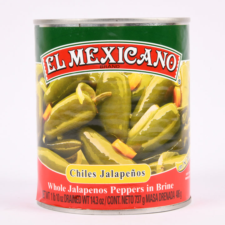 EL MEXICANO WHOLE JALAPEÑO 26Z(1 Count)