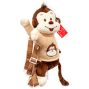 PLUSH LEASH MONKEY DARK