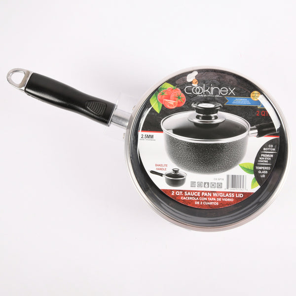 SAUCE PAN 18CM W/LID #CK-SP18(1 Count)