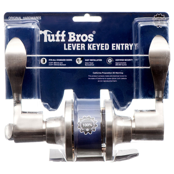 DOOR LEVER ENTRY LOCK #KW-36878SS(1 Count)