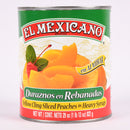 EL MEXICANO SLICED PEACHES 29Z(1 Count)