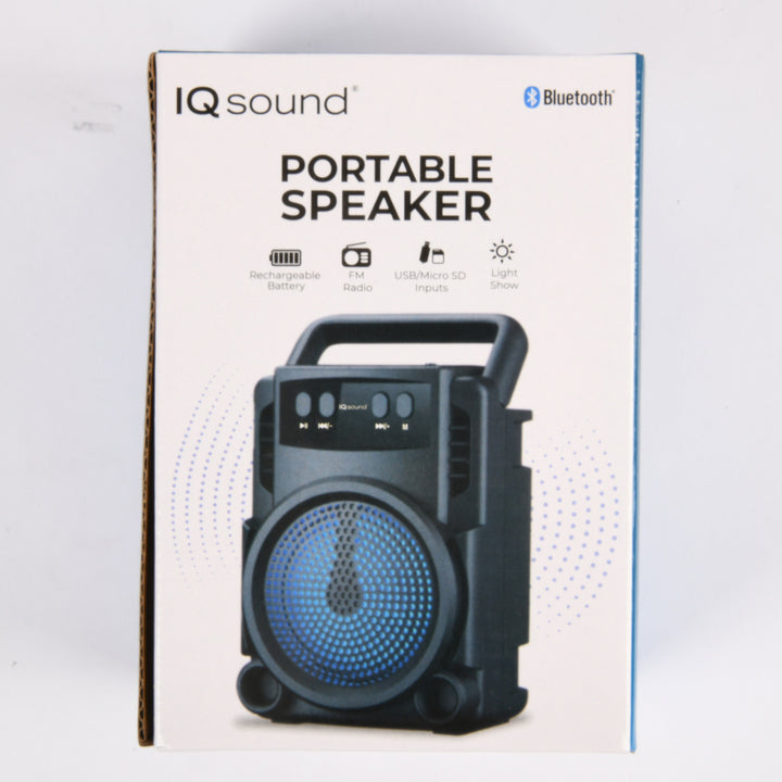 PORTABLE BLUETOOTH SPEAKER  #IQ-1403BT(1 Count)