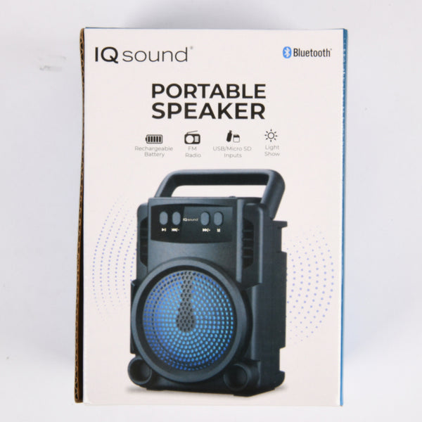 PORTABLE BLUETOOTH SPEAKER  #IQ-1403BT(1 Count)
