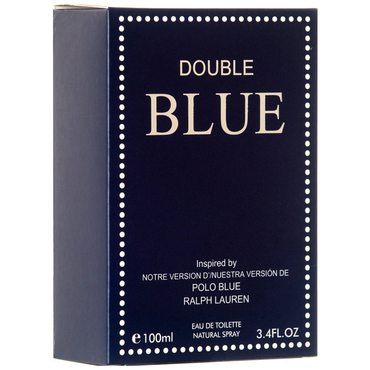 MEN PERFUME DOUBLE BLUE 3.3Z(1 Count)