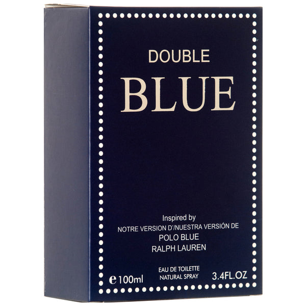 MEN PERFUME DOUBLE BLUE 3.3Z(1 Count)