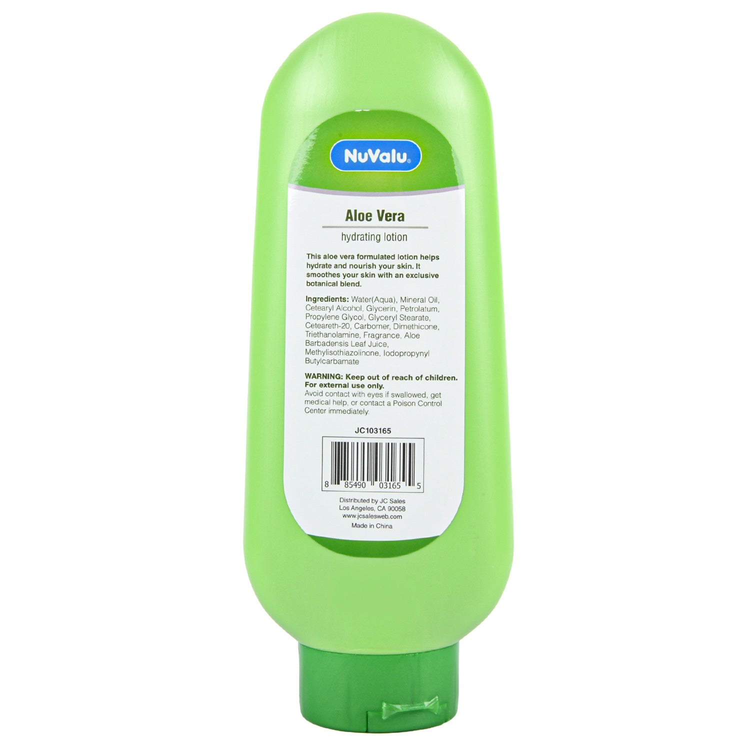 NuValu Cooling Aloe Vera Lotion, 18oz (Pack Of 1)