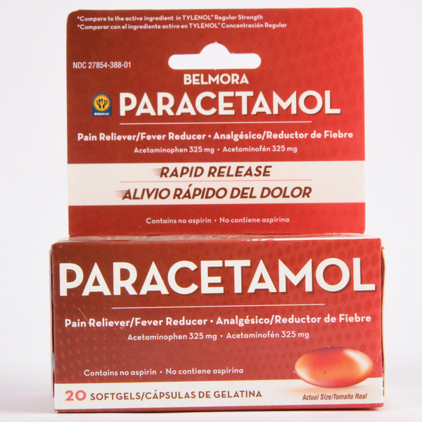PARACETAMOL 20CT RAPID RELEASE PAIN RELIEVER(1 Count)