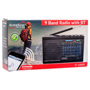RADIO 9-BAND W/BLUETOOTH 4-ASST