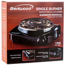 SINGLE BURNER BLACK 1000WATT