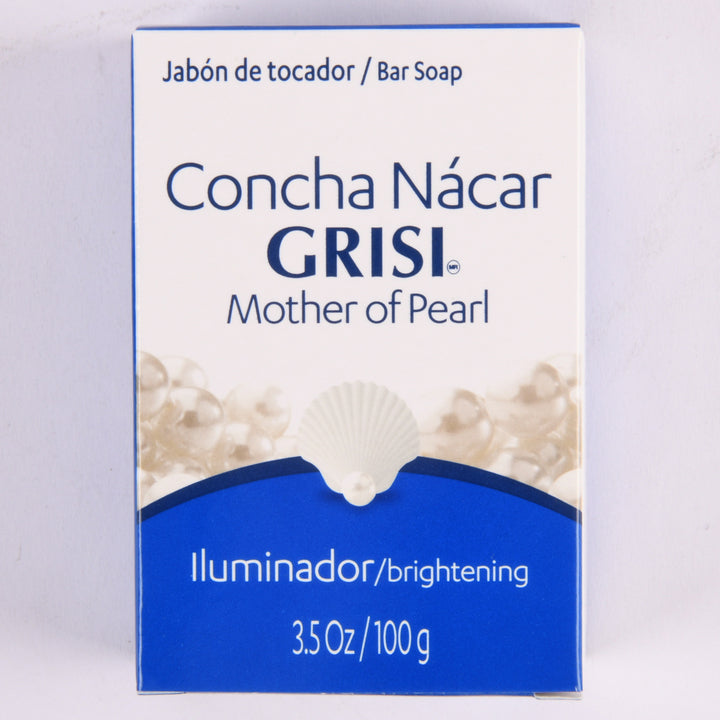 Grisi Concha Nácar mother of pearl soap 3.5oz brightening bar soap for daily skin cleansing