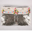 BALLOONS SILVER 10CT HELIUM QUALITY(1 Count)