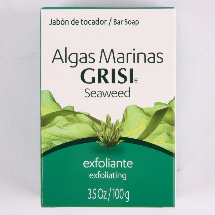 Grisi Algas Marinas seaweed soap 3.5oz exfoliating bar soap for deep cleansing and smooth skin