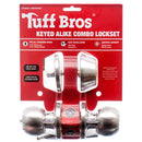 LOCK ENTRY KNOB W/DEAD BOLT 2PC SET "3 GRADE" HIGH QUALITY(1 Count)