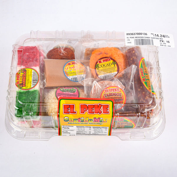 EL PEKE MEXICAN CANDY SURTIDO MIX(16 Count)