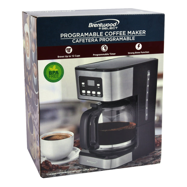 DIGITAL COFFEE MAKER 12CUP BLACK(1 Count)