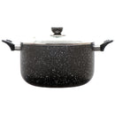 COOKINEX BLACK MARBLE 10QT DUTCH OVEN