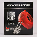 OVENTE HAND MIXER W/STORAGE CASE ASST CLRS(1 Count)